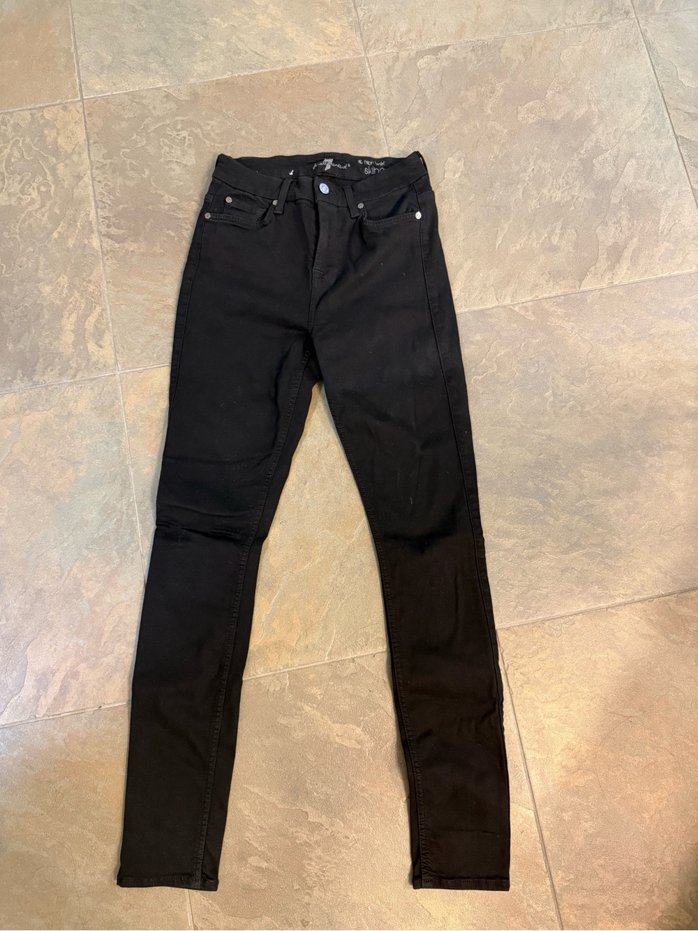 7 for all mankind- the high-waist skinny